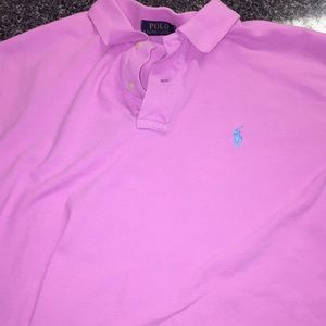 Polo shirt - Pink- Knit